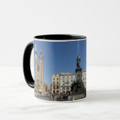 Krakau Polen Panorama-Tasse Tasse (Vorderseite Links)