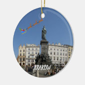 Krakau Polen Panorama Weihnachtsschmuck (Links)