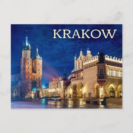 Krakau, Polen Postcard Postkarte (Vorderseite)