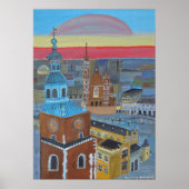 Krakau Polen Poster (Vorne)