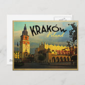 Krakau Polen Postkarte (Vorne/Hinten)