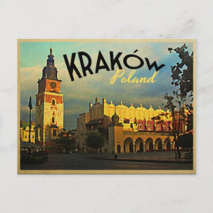 Krakau Polen Postkarte