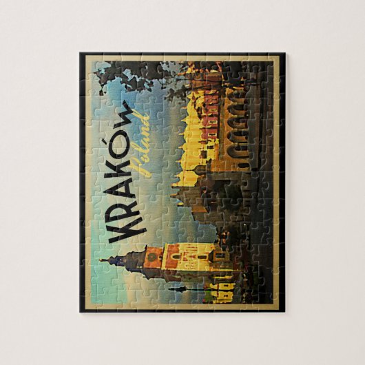 Krakau Polen Puzzle (Vertikal)