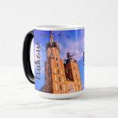 Krakau, Polen, schöne Tasse mit Vögeln (Vorderseite Links)