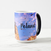 Krakau, Polen, schöne Tasse mit Vögeln (VorderseiteRechts)