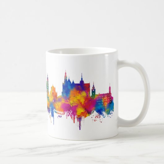 Krakau Polen Skyline Kaffeetasse (Rechts)