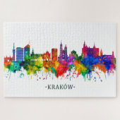 Krakau Polen Skyline Puzzle (Horizontal)