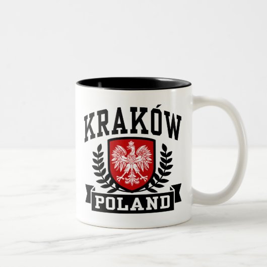 Krakau Polen Zweifarbige Tasse (Rechts)