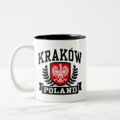 Krakau Polen Zweifarbige Tasse (Links)