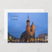 Krakau Polnische Basilika Postkarte (Vorne/Hinten)