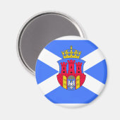 Krakau, polnische Flagge Magnet (Vorderseite/Rückseite)