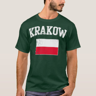 Krakau Polnische Flagge Polska Polski T-Shirt