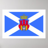 Krakau, polnische Flagge Poster (Vorne)
