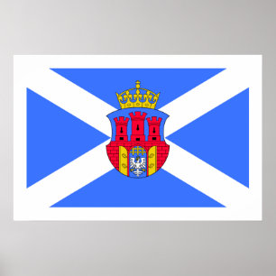 Krakau, polnische Flagge Poster
