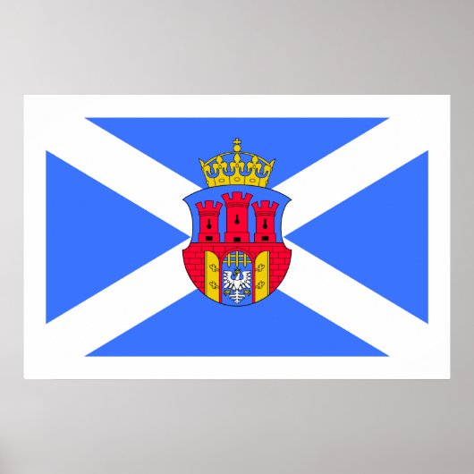 Krakau, polnische Flagge Poster (Vorne)