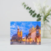 Krakau postcard, Polen Postkarte (Stehend Vorderseite)