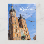 Krakau Postkarte (Vorderseite)