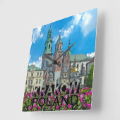 Krakau Quadratische Wanduhr (Winkel)