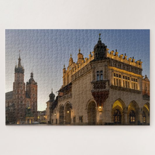 Krakau Tuchhalle und Basilika Jigsaw Puzzle (Horizontal)