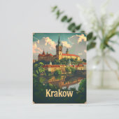 Krakau Vintag Postkarte (Stehend Vorderseite)