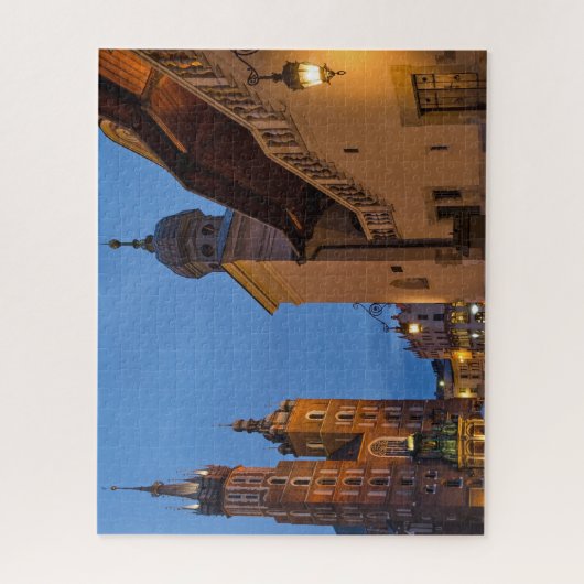 Krakauer Architektur am Abend Jigsaw Puzzle (Vertikal)