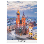 Krakauer Nacht in Polen Klemmbrett (Rückseite)