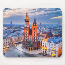 Krakauer Nacht in Polen Mousepad