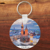 Krakauer Nacht in Polen Schlüsselanhänger (Rückseite)
