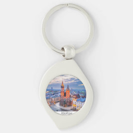 Krakauer Nacht in Polen Schlüsselanhänger