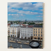 Krakauer Stadtzentrum von oben in Polen Planer (Rückseite)