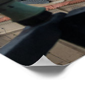 Krakauer Stadtzentrum von oben in Polen Poster (Ecke)