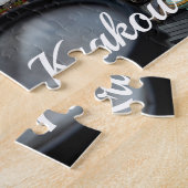 Krakauer Stadtzentrum von oben in Polen Puzzle (Seite)