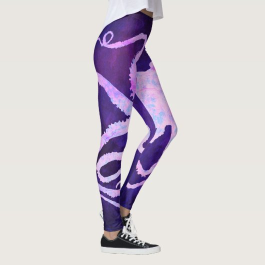 Krake 6 in hellrosa - Leggings (Rechts)