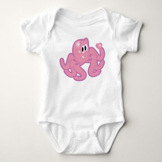 Krake Baby Strampler (Vorderseite)