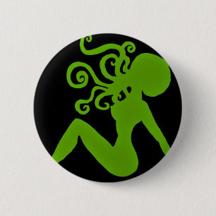 Krake Button-oben Abzeichen Button