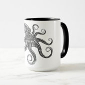 Krake - das intelligente cephlopod tasse (VorderseiteRechts)