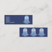 Krake - dünn mini visitenkarte (Vorne/Hinten)