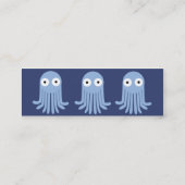 Krake - dünn mini visitenkarte (Rückseite)