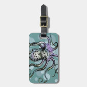 Krake Gepäckanhänger (Vorderseite vertikal)