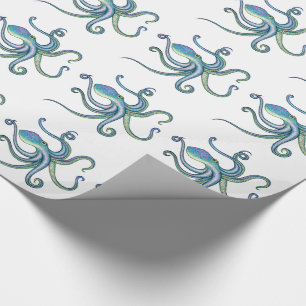 Krake Geschenkpapier