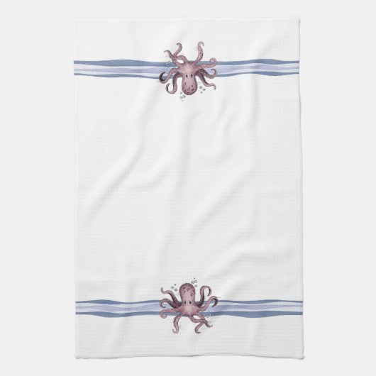 Krake - Geschirrtuch (Vertikal)