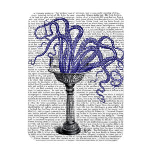 Krake in der Wanne Magnet