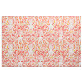KRAKE korallenroter wunderlicher Stoff (Fat Quarter (45,7 x 55,9 cm))