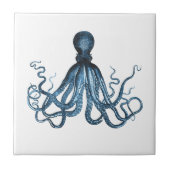 Krake kraken Seeküstenozeanstrandmeer Fliese (Vorderseite)