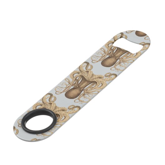 Krake Marmoratus (blau) Speedflaschenöffner (Rückseite Schrägansicht)