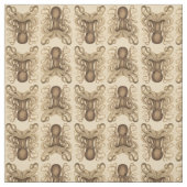 Krake Marmoratus (Brown) Stoff (Muster)