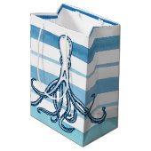 Krake Mittlere Geschenktüte (Rückseite Schrägansicht)