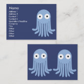 Krake - mollig visitenkarte (Vorne/Hinten)