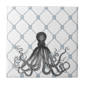 Krake - nautisch fliese (Vorderseite)