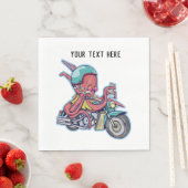 Krake Serviette (Beispiel)